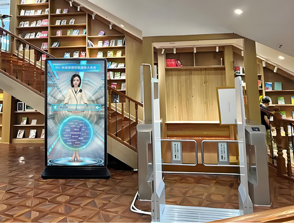 AI數字人透明屏展示柜 AI數字人透明屏展示柜