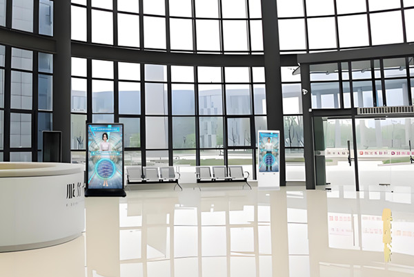 AI數字人透明屏展示柜 AI數字人透明屏展示柜